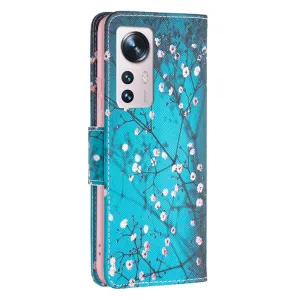 ART Peňaženkový kryt Xiaomi 12 / Xiaomi 12X PLUM BLOSSOM