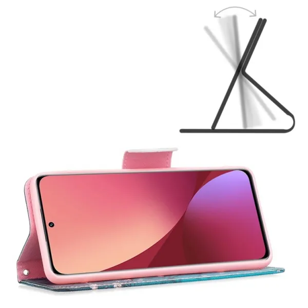 ART Peňaženkový kryt Xiaomi 12 / Xiaomi 12X PLUM BLOSSOM
