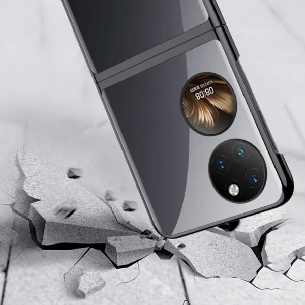 GKK PHANTOM Ochranný obal Huawei P50 Pocket strieborný