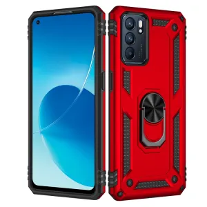RING Ochranný obal pre Oppo Reno6 5G červený