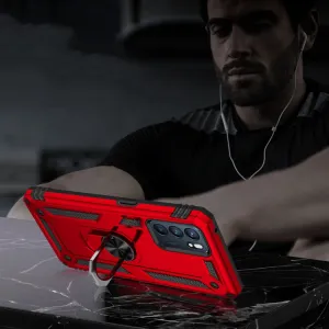 RING Ochranný obal pre Oppo Reno6 5G červený