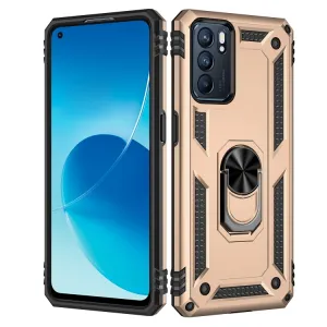 RING Ochranný obal pre Oppo Reno6 5G zlatý