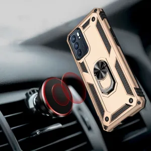 RING Ochranný obal pre Oppo Reno6 5G zlatý
