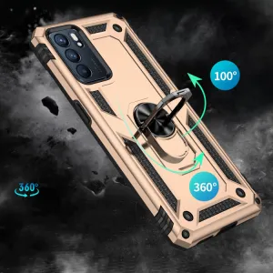 RING Ochranný obal pre Oppo Reno6 5G zlatý