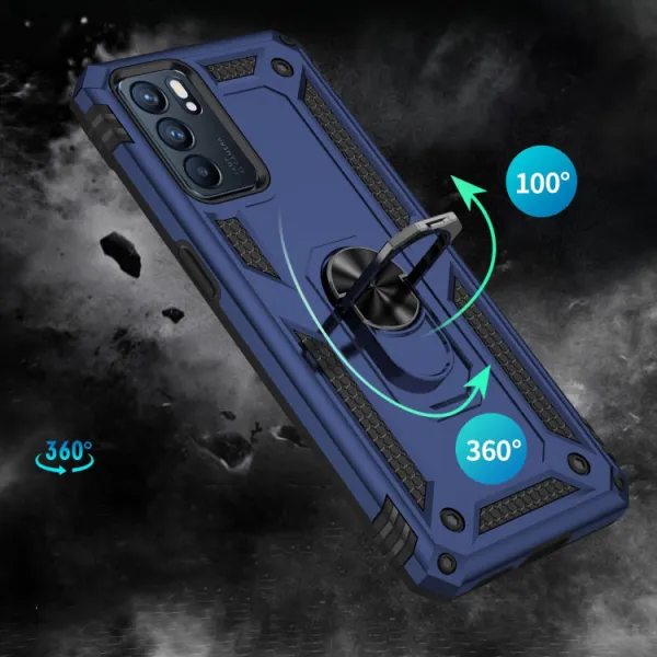 RING Ochranný obal pre Oppo Reno6 5G modrý