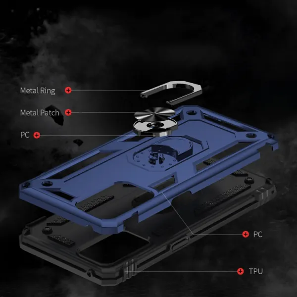 RING Ochranný obal pre Oppo Reno6 5G modrý