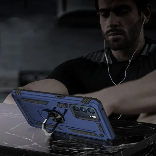 RING Ochranný obal pre Oppo Reno6 5G modrý