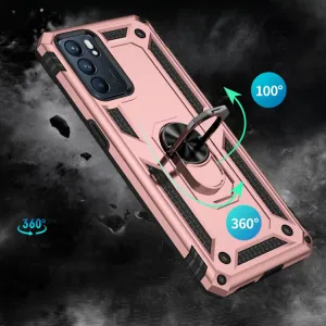 RING Ochranný obal pre Oppo Reno6 5G ružový
