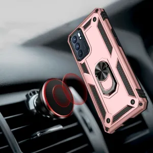 RING Ochranný obal pre Oppo Reno6 5G ružový