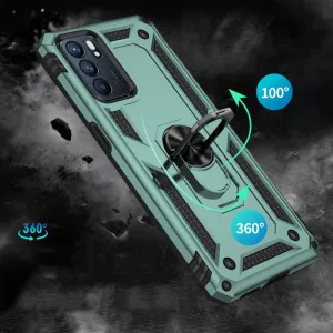RING Ochranný obal pre Oppo Reno6 5G zelený