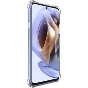 IMAK Ochranný silikónový kryt + fólia Motorola Moto G31 / G41 priehľadný