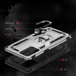 RING Ochranný obal pre Oppo Reno6 5G strieborný