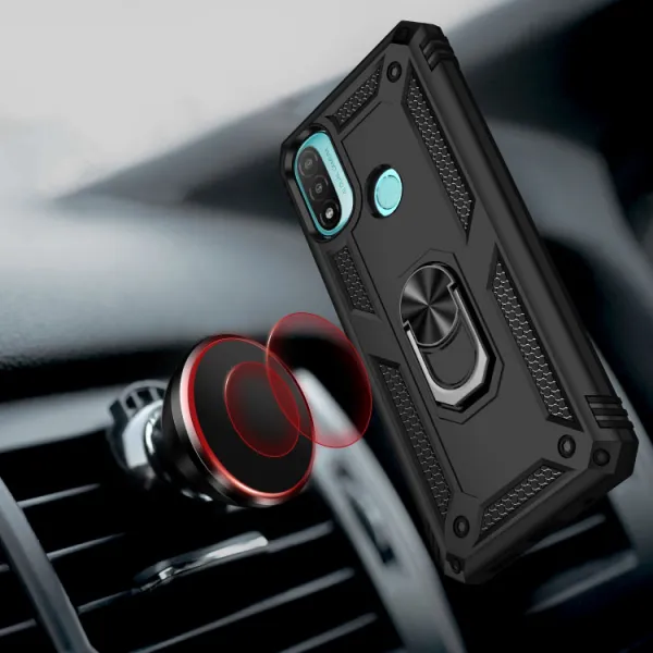 RING Ochranný obal pre Motorola Moto E20 / E30 / E40 čierny