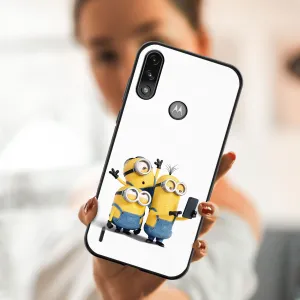 MY ART Silikónový kryt Motorola Moto E7 Power / E7i Power MINIONS SELFIE (022)