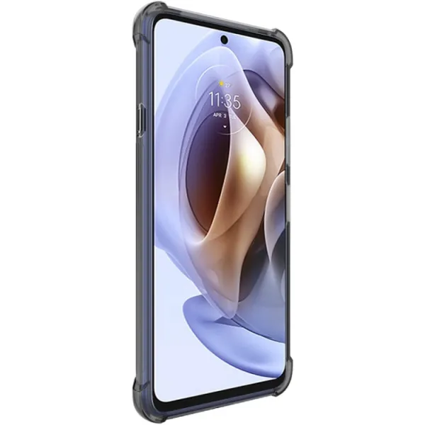 IMAK Ochranný silikónový kryt + fólia Motorola Moto G31 / G41 čierny