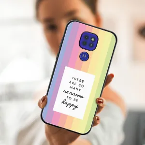 MY ART Silikónový kryt Motorola Moto G9 Play / E7 Plus REASONS (040)