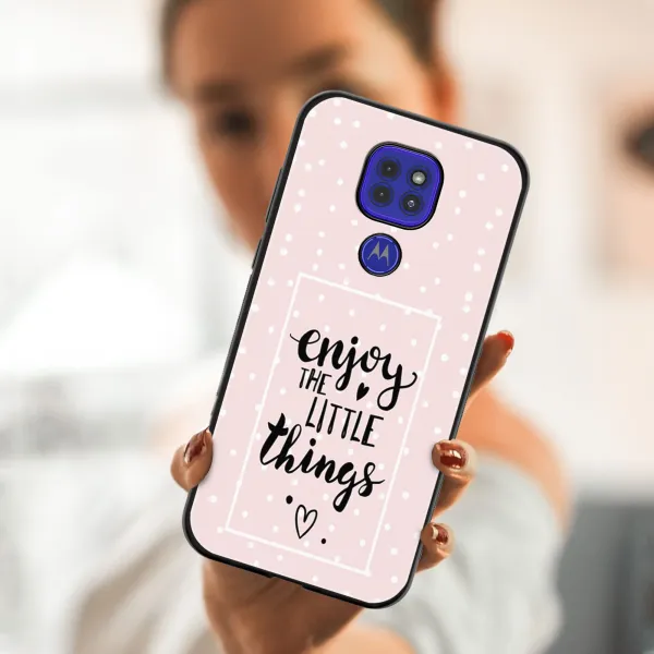 MY ART Silikónový kryt Motorola Moto G9 Play / E7 Plus LITTLE THINGS (039)