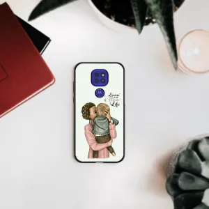 MY ART Silikónový kryt Motorola Moto G9 Play / E7 Plus MOM LIFE (118)