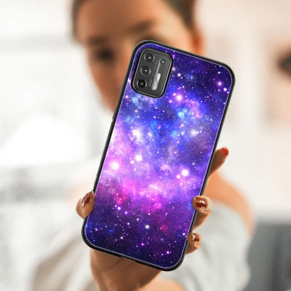 MY ART Silikónový kryt Motorola Moto G9 Plus GALAXY (015)