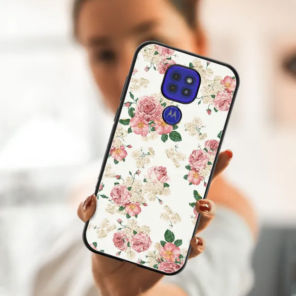 MY ART Silikónový kryt Motorola Moto G9 Play / E7 Plus PINK ROSES (016)