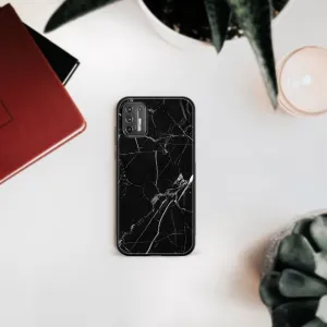 MY ART Silikónový kryt Motorola Moto G9 Plus BLACK MARBLE (142)