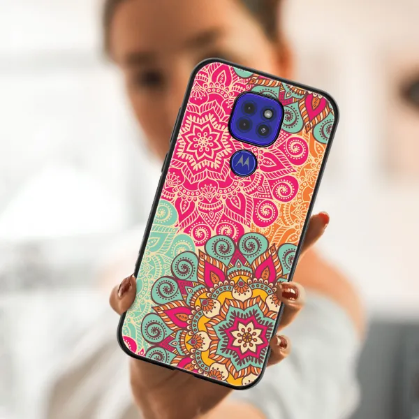 MY ART Silikónový kryt Motorola Moto G9 Play / E7 Plus MANDALA (043)