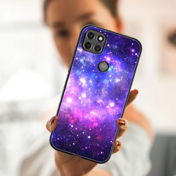 MY ART Silikónový kryt Motorola Moto G9 Power GALAXY (015)