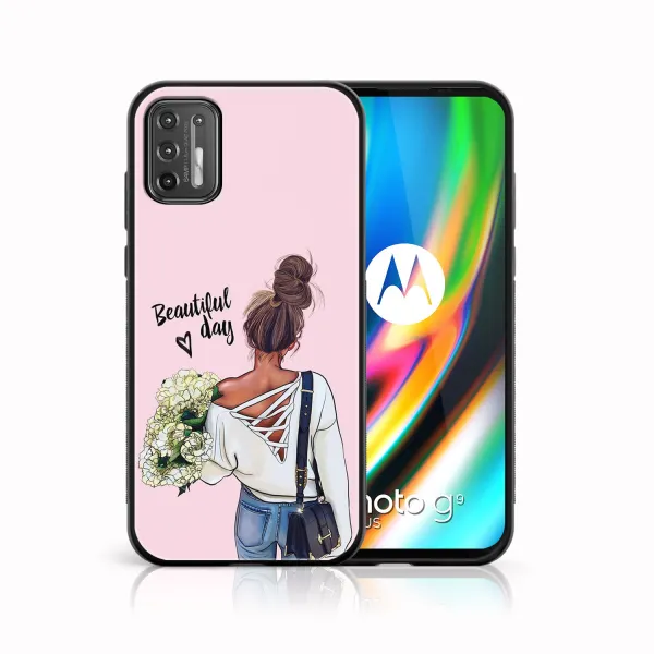 MY ART Silikónový kryt Motorola Moto G9 Plus DAY (136)