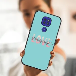MY ART Silikónový kryt Motorola Moto G9 Play / E7 Plus YOURSELF (051)
