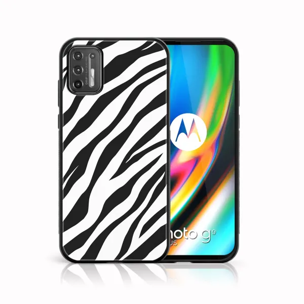 MY ART Silikónový kryt Motorola Moto G9 Plus ZEBRA (049)