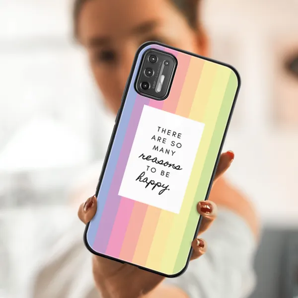 MY ART Silikónový kryt Motorola Moto G9 Plus REASONS (040)