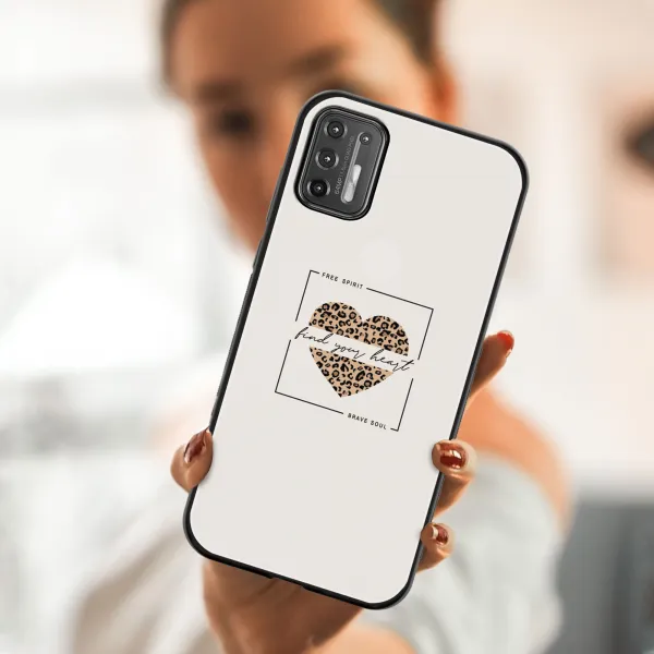 MY ART Silikónový kryt Motorola Moto G9 Plus WILD HEART (241)