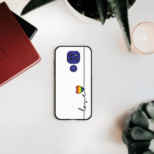 MY ART Silikónový kryt Motorola Moto G9 Play / E7 Plus LOVE (054)