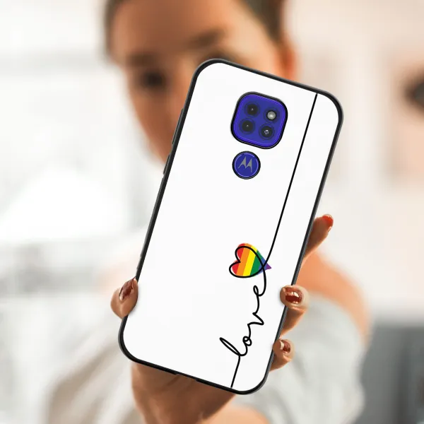 MY ART Silikónový kryt Motorola Moto G9 Play / E7 Plus LOVE (054)
