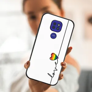 MY ART Silikónový kryt Motorola Moto G9 Play / E7 Plus LOVE (054)