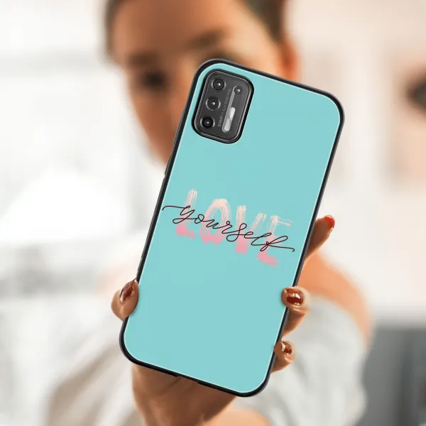 MY ART Silikónový kryt Motorola Moto G9 Plus YOURSELF (051)