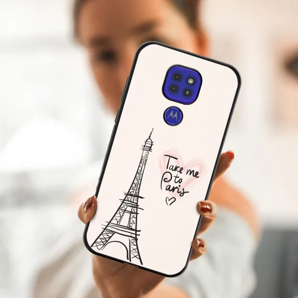 MY ART Silikónový kryt Motorola Moto G9 Play / E7 Plus PARIS (057)