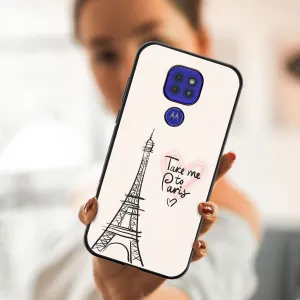 MY ART Silikónový kryt Motorola Moto G9 Play / E7 Plus PARIS (057)