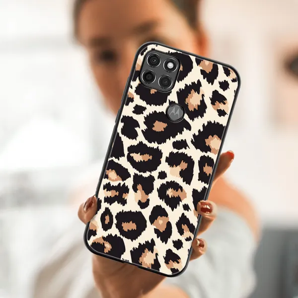 MY ART Silikónový kryt Motorola Moto G9 Power LEOPARD PRINT (238)