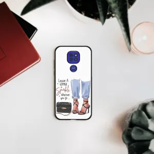 MY ART Silikónový kryt Motorola Moto G9 Play / E7 Plus SHOES (061)