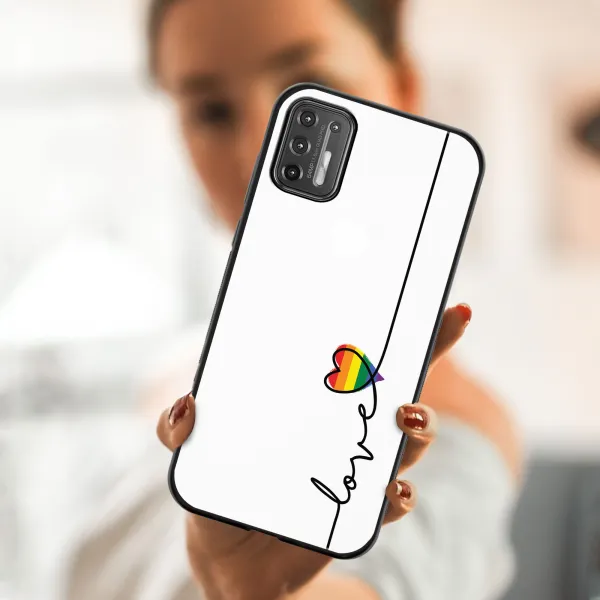 MY ART Silikónový kryt Motorola Moto G9 Plus LOVE (054)