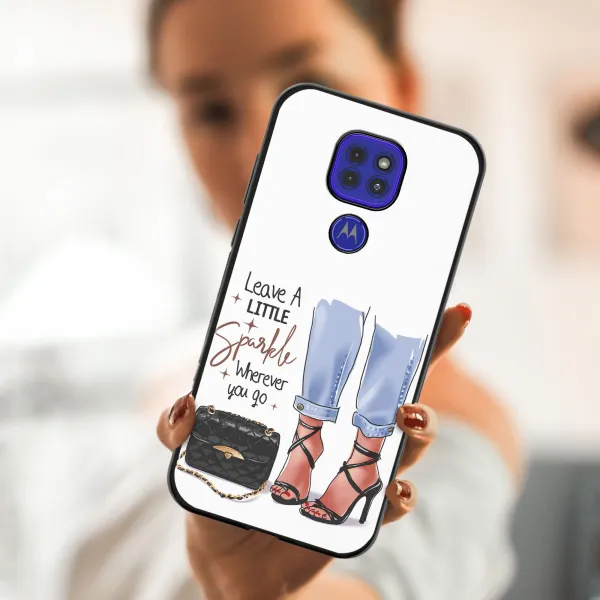 MY ART Silikónový kryt Motorola Moto G9 Play / E7 Plus SHOES (061)