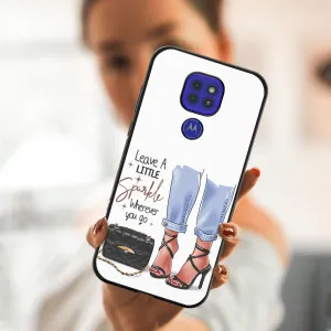 MY ART Silikónový kryt Motorola Moto G9 Play / E7 Plus SHOES (061)