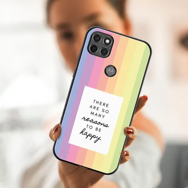 MY ART Silikónový kryt Motorola Moto G9 Power REASONS (040)