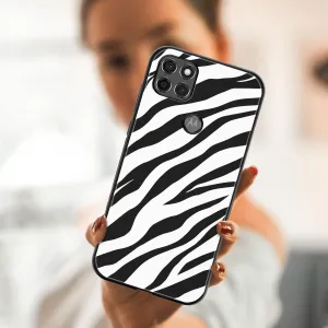 MY ART Silikónový kryt Motorola Moto G9 Power ZEBRA (049)