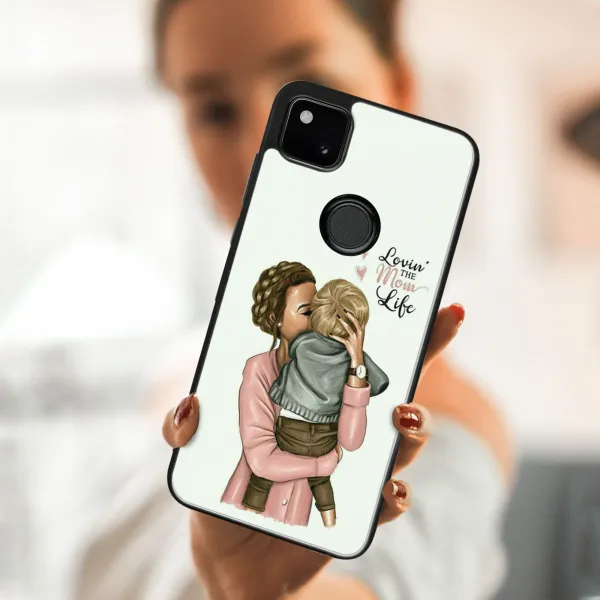 MY ART Silikónový kryt Google Pixel 4a MOM LIFE (118)