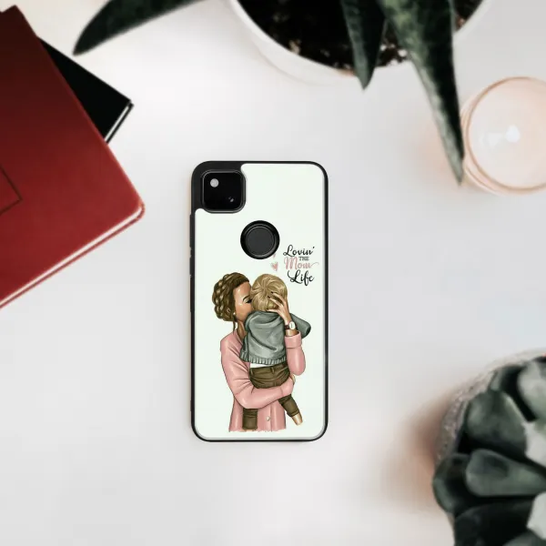 MY ART Silikónový kryt Google Pixel 4a MOM LIFE (118)