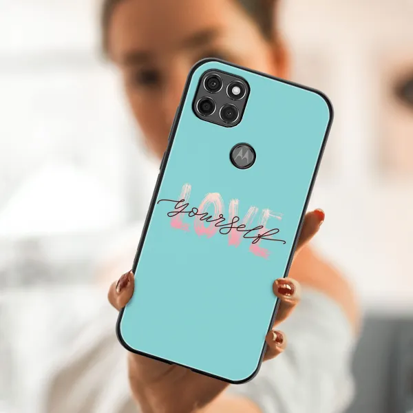 MY ART Silikónový kryt Motorola Moto G9 Power YOURSELF (051)