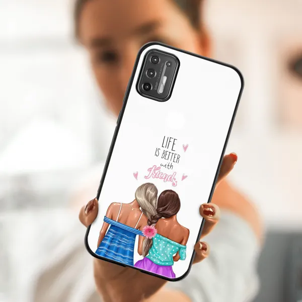 MY ART Silikónový kryt Motorola Moto G9 Plus FRIENDS (060)