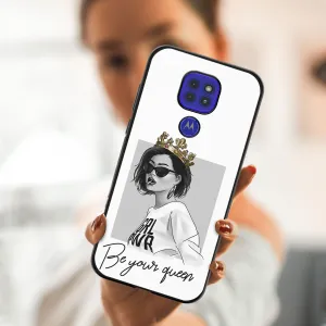 MY ART Silikónový kryt Motorola Moto G9 Play / E7 Plus QUEEN (139)
